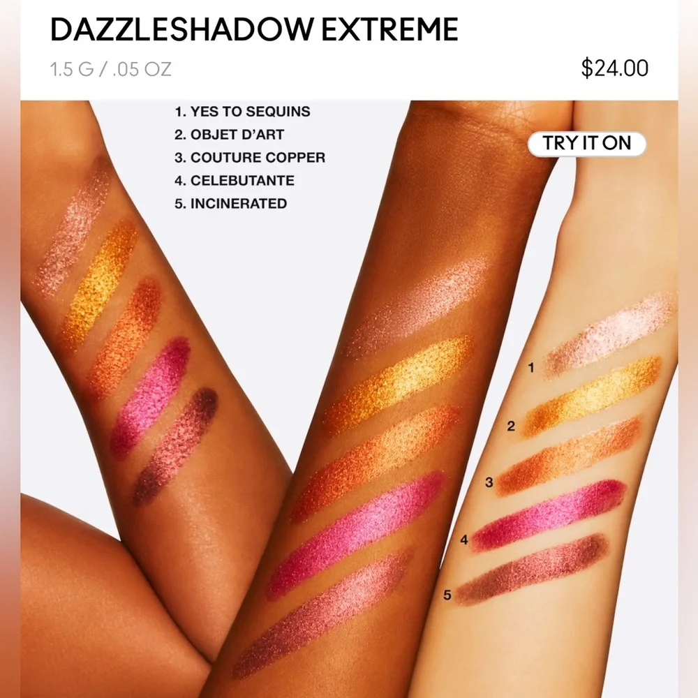 NIB MAC DAZZLESHADOW EXTREME Eyeshadow